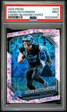 2025 PANINI PRIZM CHERRY BLOSSOM CHOICE #210 AIDAN HUTCHINSON 13/15 PSA 9