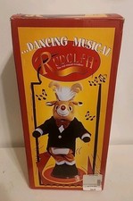 VTG Rudolph The Red Nosed Reindeer  Dancing Musical Lighted w/Box 1977 WORKS