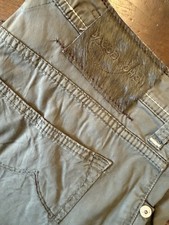 Jacob Cohen pantalone cotone stretch W36 verde Primavera/estateLeggere le misure