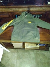 Caterpillar Men's Trademark Banner Hoodie Extra Large Marshland Heather Color