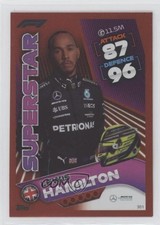2022 Topps F1 Turbo Attax Superstars Red Lewis Hamilton #301 0n2t