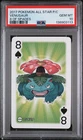 2017 POKEMON AS PLAYING CARDS 8 OF SPADES VENUSAUR PSA 10