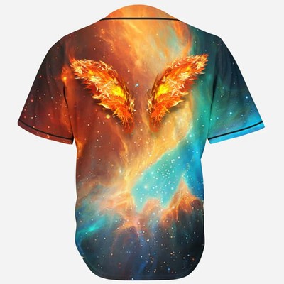Custom Name - Illenium fire rave Baseball Jersey for EDM Festivals Gift