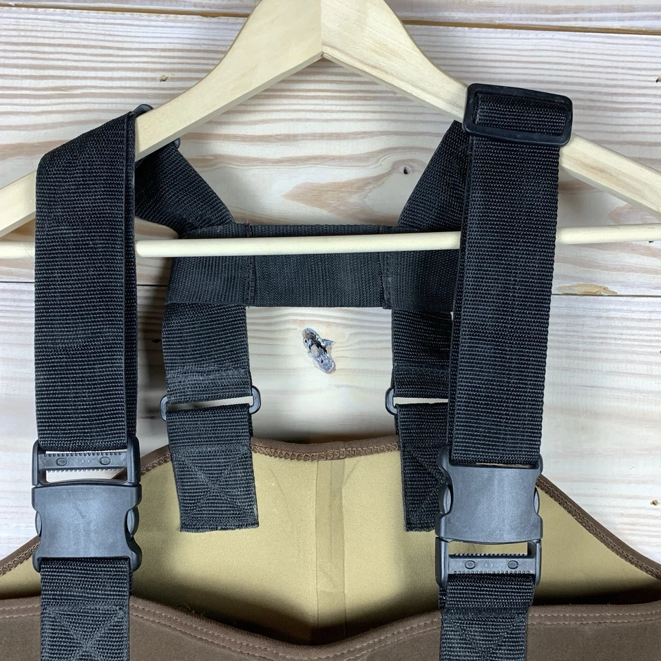 Pro Line Fisherman Chest Waders Large Neoprene Stocking Foot Fishing Overalls - Image 3 of 4