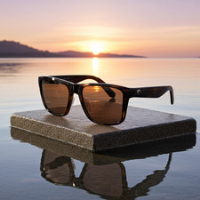 Costa Del Mar LOS ALIJOS tortoise frame Gold mirror 580 glass lens NEW