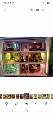 Puppenhaus Puppenstube  Eigenbau  Mit Viel Liebe In Die Details. - Bild 1 von 4