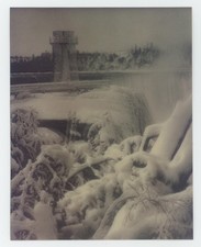 1800's Terrapin Tower by Niagara Falls in Winter Custom Lenticular 3-D Picture
