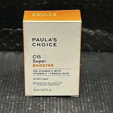 Paula's Choice BOOST C15 Super Booster 20ml 15% Vitamin C, E, & Ferulic (NEW)