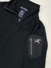 Arc’Teryx Rho SP Women's Top 1/4 Zip Neck Long Sleeve Light Base Layer Black