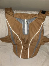 Vivaglory Dog Jacket Coat Clothes  XL Reflective Plush Lined 22”L Zip For Leash