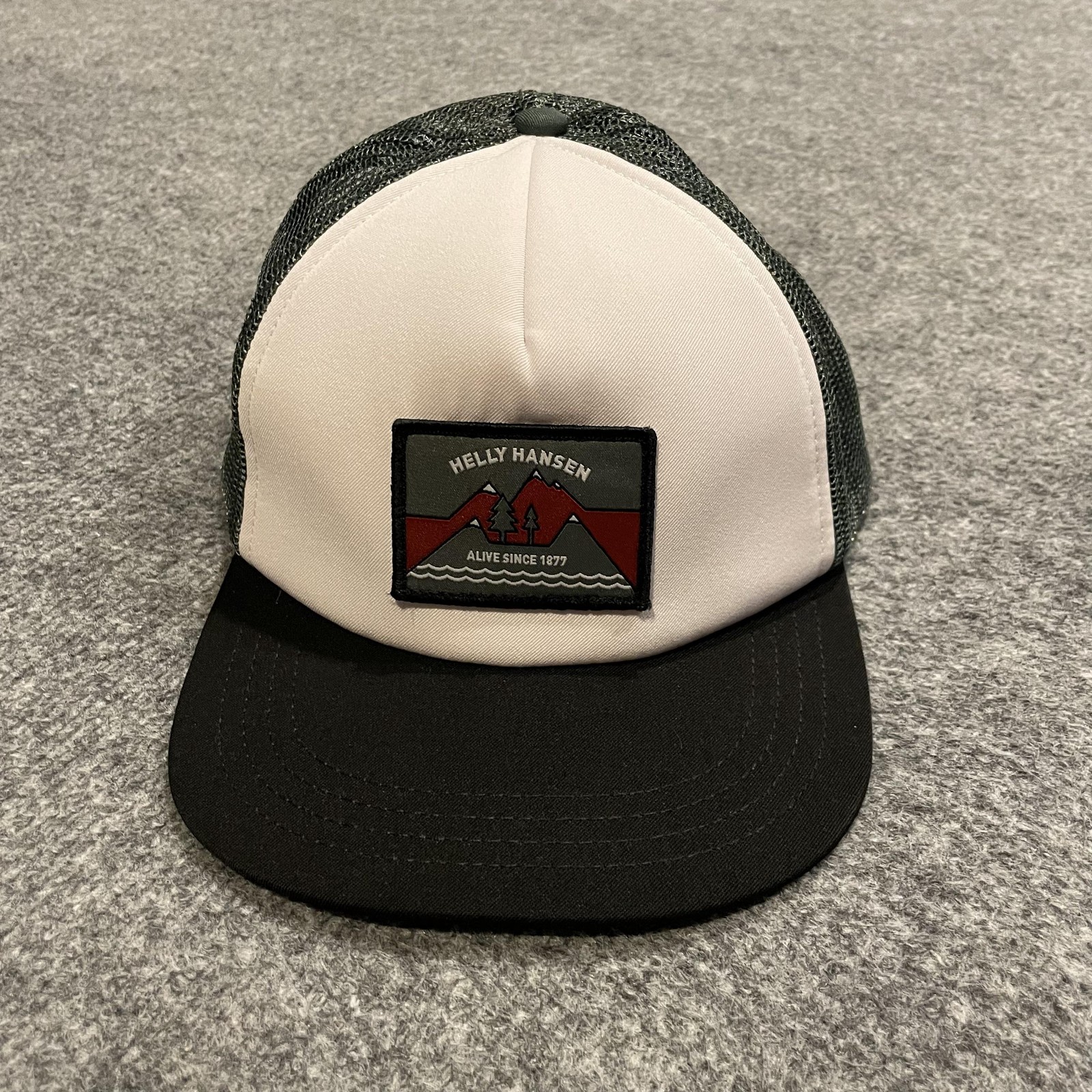 Helly Hansen Mountain Patch Mesh Trucker Hat Snap… - image 2