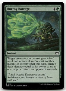 Burrog Barrage #141 Foil Secrets of Strixhaven MTG
