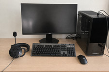 Gaming PC Bundle Ryzen 7 3700X RTX 3060 Ti 16GB + Dell 1440p 165Hz + Logitech G