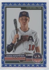 2023 Panini USA Baseball Stars & Stripes Blue Prizm 58/75 Joshua Woodworth 0j81