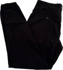 Onia Men's 32 Black Jogger Pants Nylon Spandex Lightweight Travel Casual