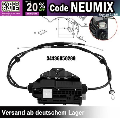 34436850289 Handbremse Feststellbremse Steuerelement Für BMW X5 X6 E70 E71