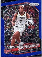 2025 Panini Prizm WNBA - Aari McDonald #10 Blue Velocity Prizm