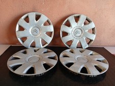 borchie copri ruota 15 pollici originali  citroen c 4 dal 2004 al 2010 n.4 pezzi