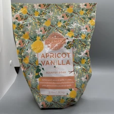 SCENTSY BATH/BODY SOAK 2lb Bag w/Epsom & Pink Himalayan Salts apricot Vanilla