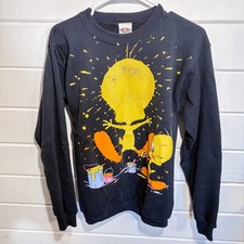 Vintage 90s Looney Tunes Tweety Warner Bros Sweatshirt