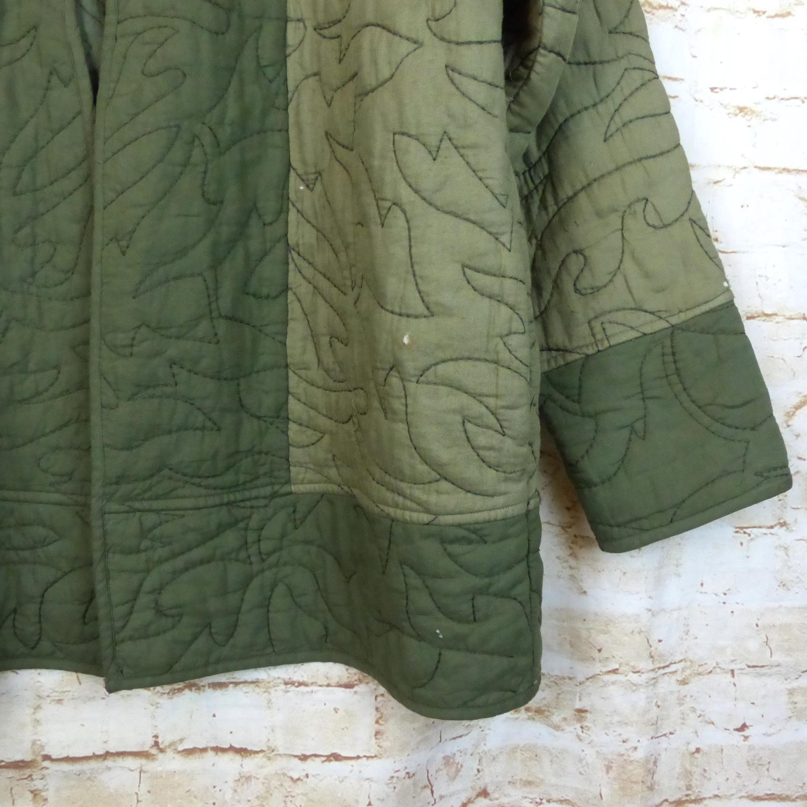 Anthropologie Quilted Patchwork Jacket Womens M G… - image 6