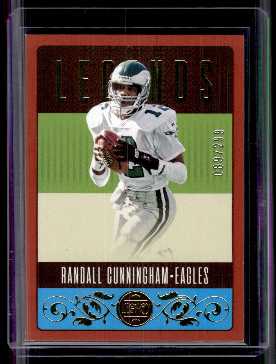 2023 Panini Legacy Red Randall Cunningham 089/299 Philadelphia Eagles #139