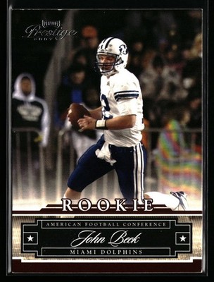 John Beck 2007 Playoff Prestige #203 Rookie Miami Dolphins