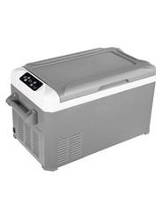 34QT 32L 12V Portable Car Refrigerator, Electric Cooler for Truck, Grey 34 QT