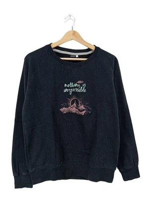 PREMIUM WOMEN Sweatshirt Dames Sweat T EU 38 noir style décontracté - Photo 1/4
