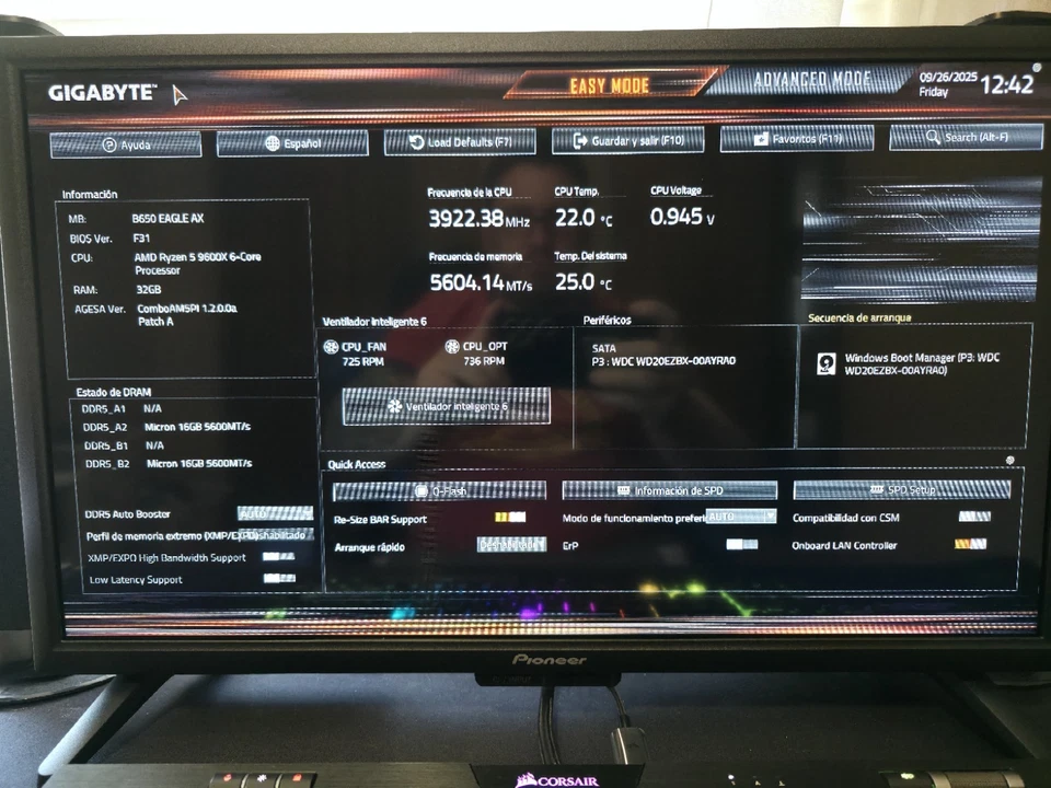 AMD Ryzen™ 5 9600X 6-Core, 12-Thread New Modern PC Tower. B650 Eagle Gigabyte - Image 4 of 4