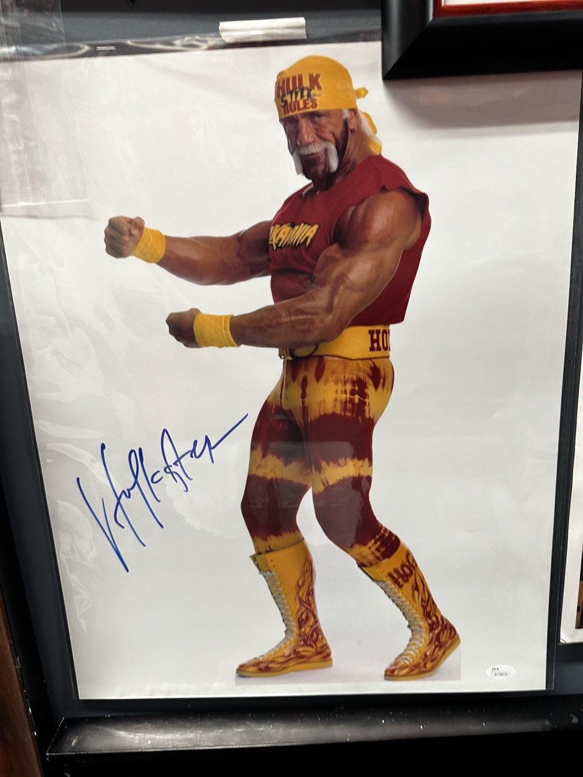 Hulk Hogan Autographed Signed 16x20 Photo JSA Authenticated COA Hulkster 