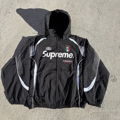 Supreme Umbro ナイロンジャケット S ブラック/グレー Supreme X Umbro Track Jacket SIZE Large BRAND NEW WITH TAGS | eBay