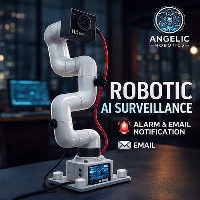 Robotic AI Surveillance and Protection System - CCTV for Home/Office/Shop *HOT*
