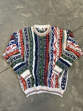 Vintage Florence Tricot Coogi Style Pullover Sweater Size Medium 3D Knit