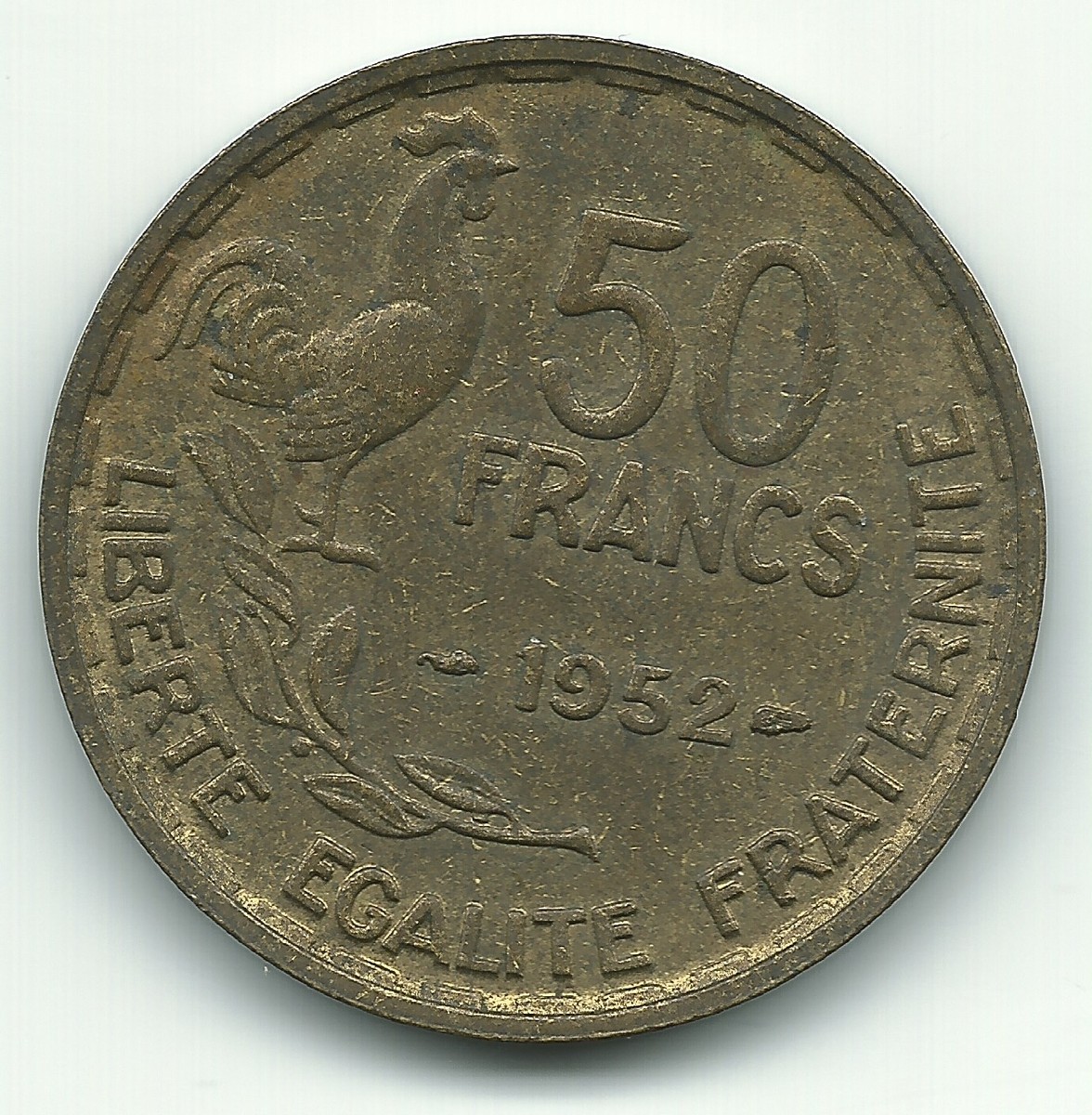 A HIGH GRADE 1952 FRANCE 50 FRANCS COIN-MAY168 | eBay