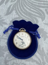 Antique Waltham U.S.A Pocket Watch - Open Dial 10K Rolled Gold