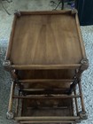 Barnard & Simonds Co. Side Table Magazine Rack Papers Solid Wood Rare 1950’s Pc — photo 3