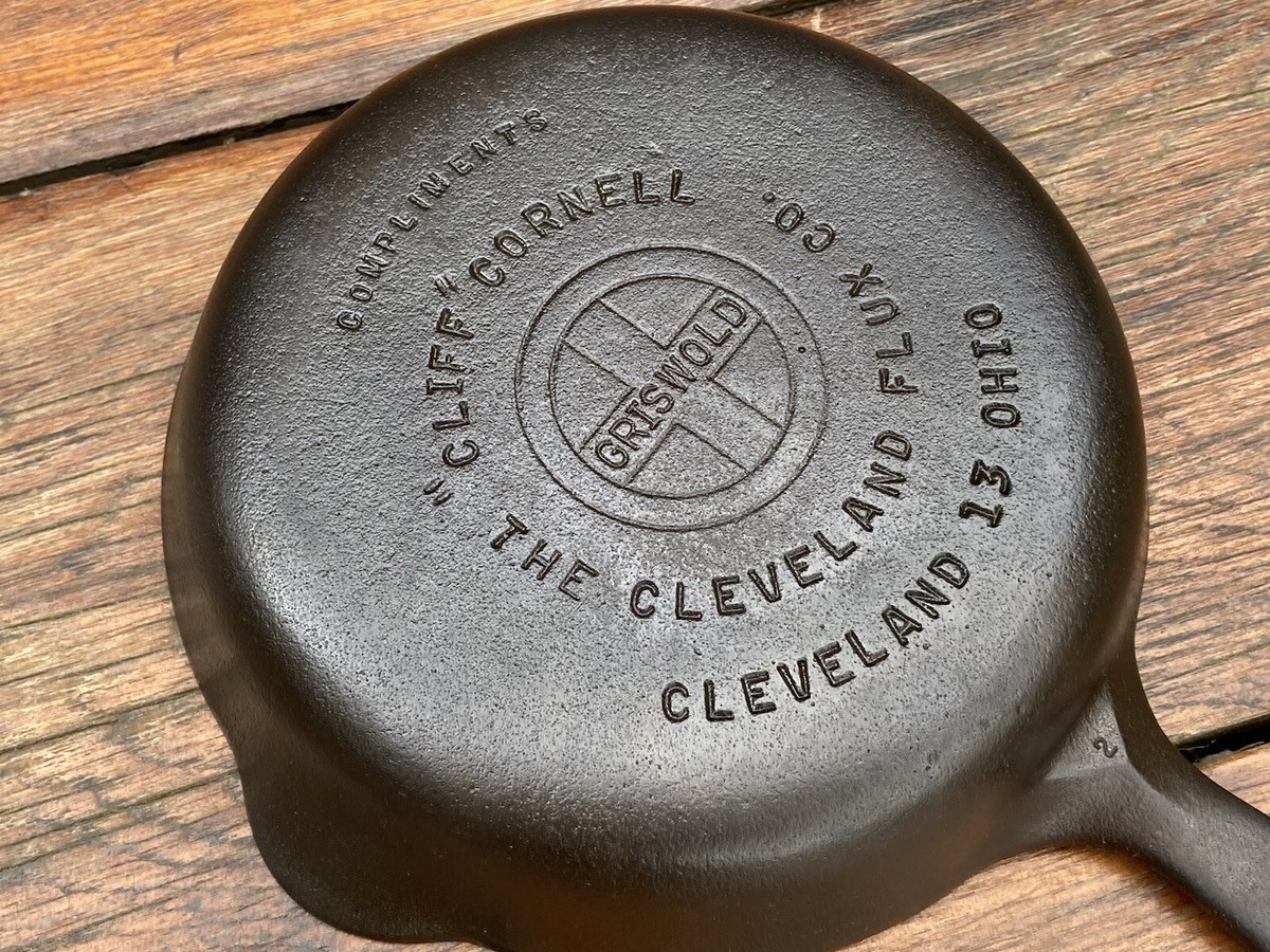 Griswold Cast Iron #3 Cliff Cornell Skillet | eBay