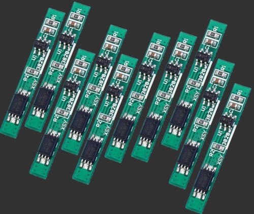 10x 3.7V 1S Polymer Lithium Battery Protection Board 2.5A Protect Module DE