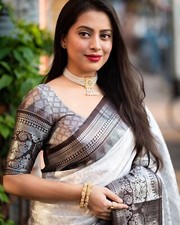 Designer Sari Bollywood Bridal Silk Saree Blouse South Indian Party Wear Saree