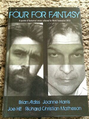 FOUR FOR FANTASY Hill, Aldiss, Matheson & Harris 1st trade HC fine UK IMPORT