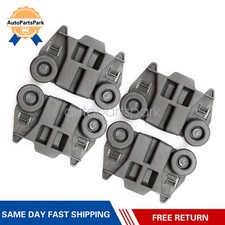 4pcs For KitchenAid Whirlpool Kenmore Dishwasher Lower Dishrack Wheel Roller