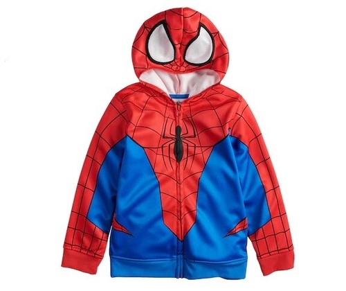 Sudadera con capucha niño Spiderman 10/12 Nuevo Ojo Máscara Cremallera  Chaqueta Con Capucha Hombre Araña Nuevo con etiquetas | eBay