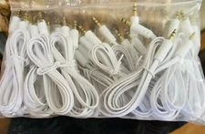 Wholesale price 20 Count Lot, 3.5mm Aux-in Cable for Car Stereo, 3 feet long.