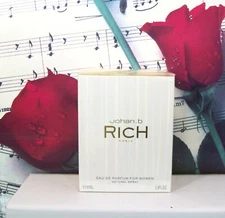 Rich By Johan B. EDP Spray 2.8 FL. OZ. Sealed Box. For Women