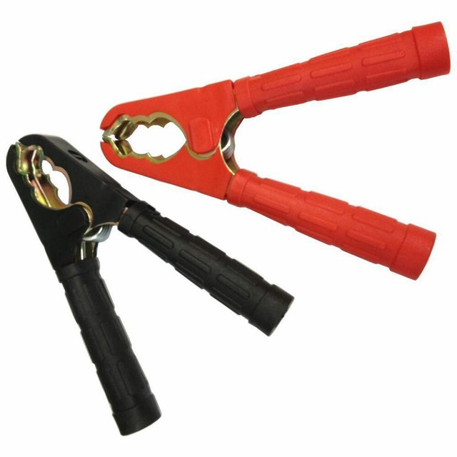 Halfords Hef321 Crocodile Clips Pack 2 Pieces 25 Amp Battery Jump Lead