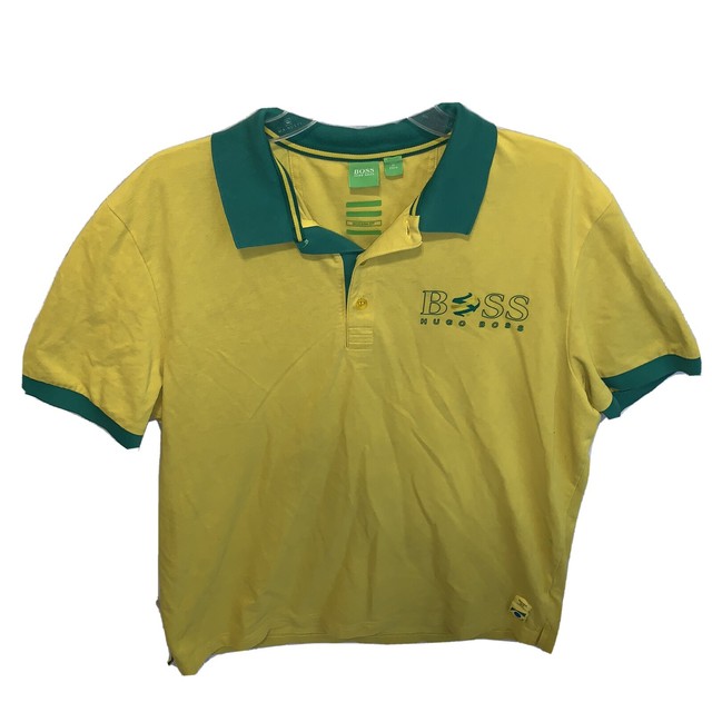 Rare Hugo Boss Brazil Brasil Soccer Polo Soccer Jersey Shirt Beautiful Game | eBay