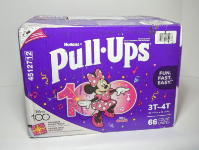 Huggies Pull-Ups Girls Potty Training Pants Size 3T-4T 66 Count