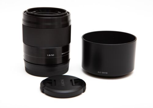 Sony E 50mm f/1.8 E OSS For Sony E-Mount (Black) SEL SEL50F18/B - Sharp! * USA