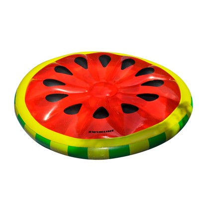 Swimline: Watermelon Slice Island, Pool Float, Multicolor, Plastic, Adult & Kids